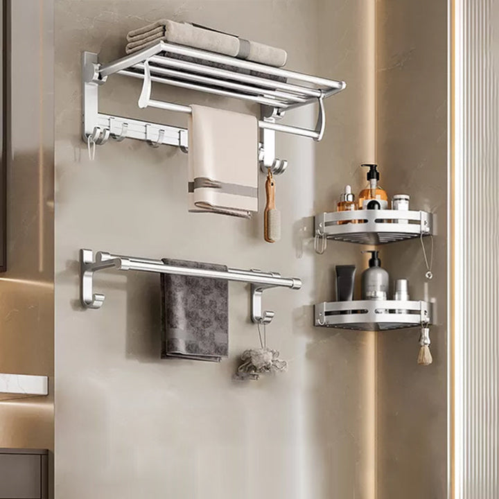 BowLift | Metal Bathroom Hardware Set Adhesive Installation Bathroom Accessories Kit