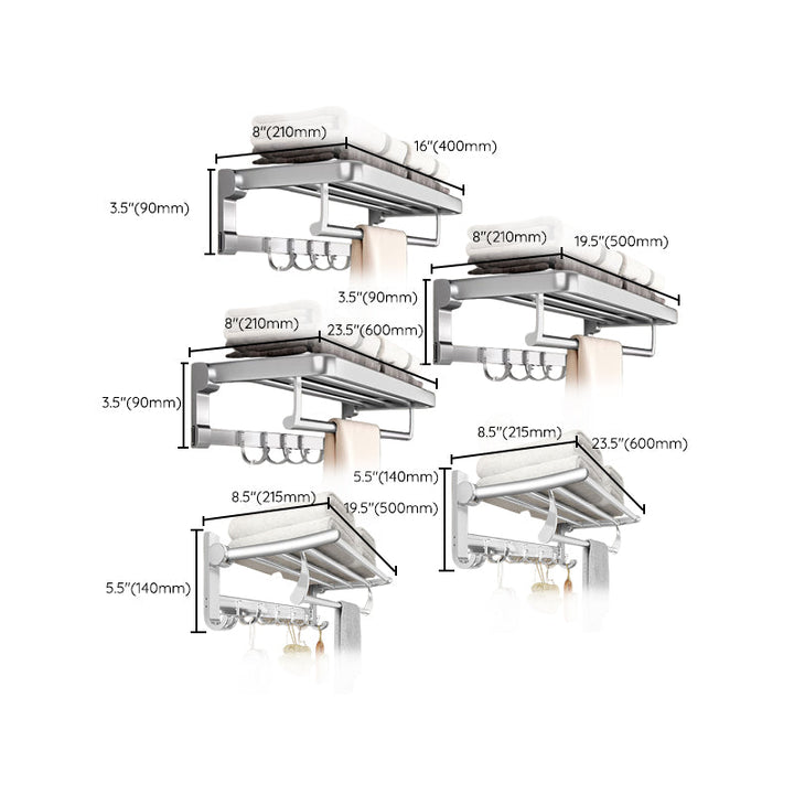 BowLift | Metal Bathroom Hardware Set Adhesive Installation Bathroom Accessories Kit