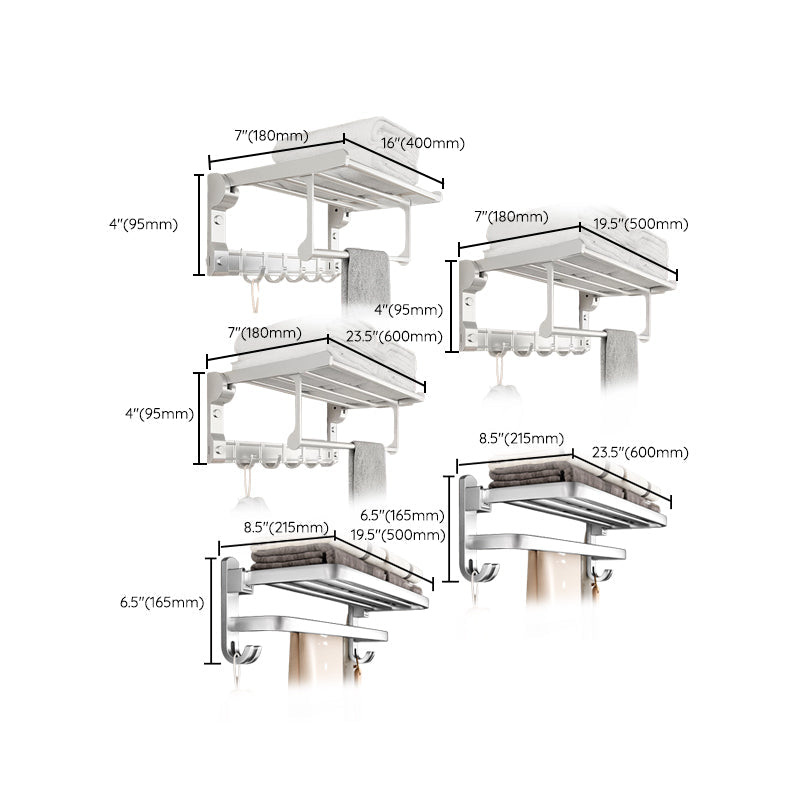 BowLift | Metal Bathroom Hardware Set Adhesive Installation Bathroom Accessory Kit