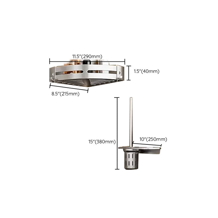 BowLift | Metal Bathroom Hardware Set Adhesive Installation Bathroom Accessory Kit