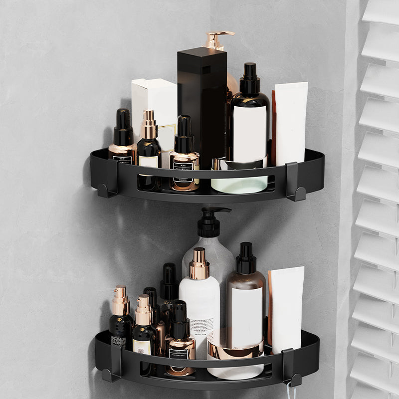 BowLift | Minimalist black bathroom accessory set paper holder towel bar bath hardware set