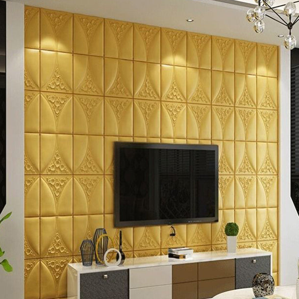 BowLift | Modern Style Plastic Wall Panel Living Room Peel and Stick 3D Wall Covering