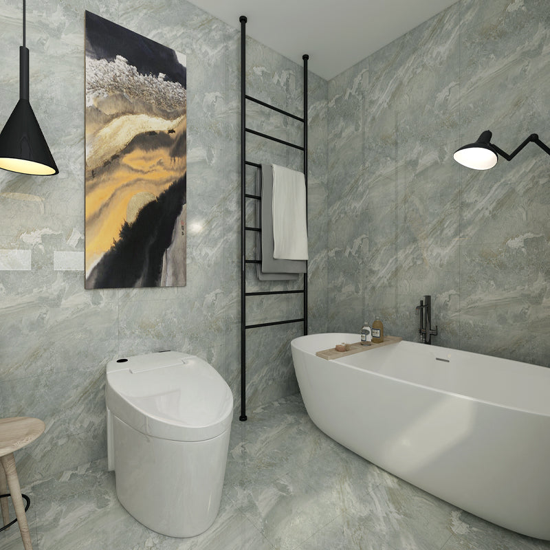 BowLift | Modern Peel and Stick Splash Guard PVC Rectangular Wallpaper for the Shower