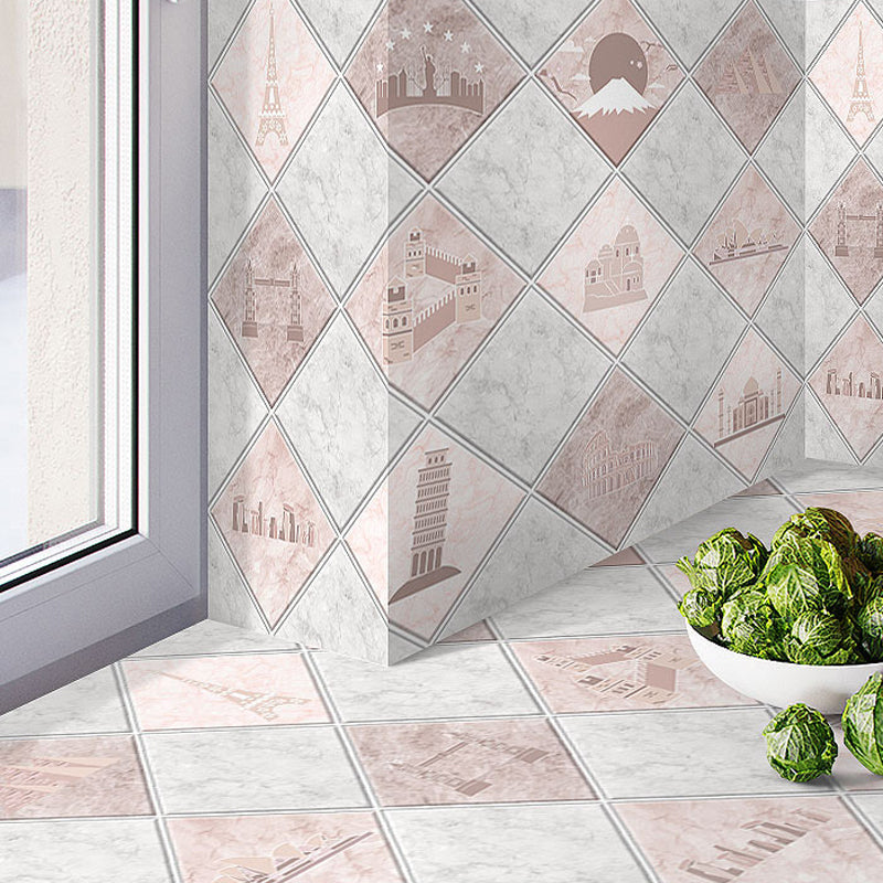 BowLift | Modern Peel-and-Stick Backsplash Tiles PVC Rectangular Wallpaper for Fireplace Surround