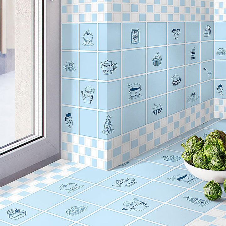 BowLift | Modern Peel-and-Stick Backsplash Tiles PVC Rectangular Wallpaper for Fireplace Surround