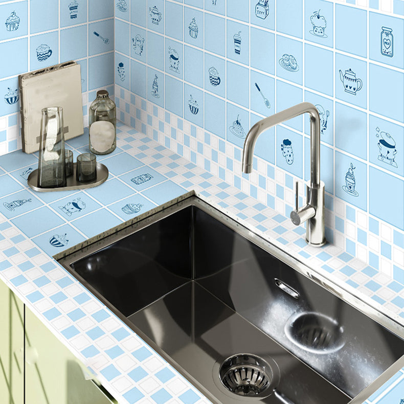 BowLift | Modern Peel-and-Stick Backsplash Tiles PVC Rectangular Wallpaper for Fireplace Surround