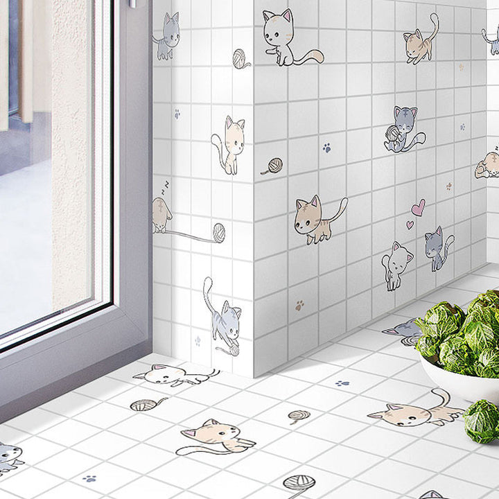 BowLift | Modern Peel-and-Stick Backsplash Tiles PVC Rectangular Wallpaper for Fireplace Surround