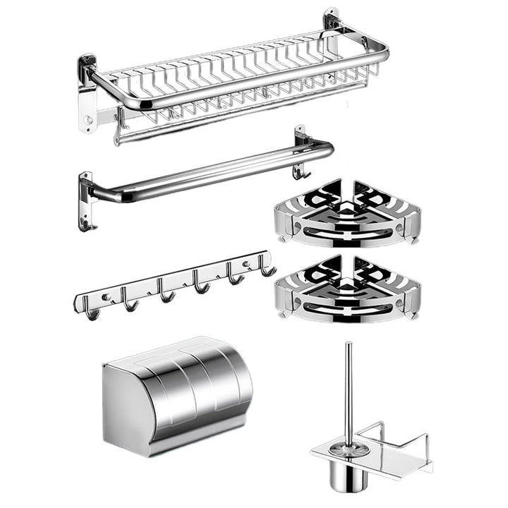 BowLift | Minimalist Bathroom Accessories Set Paper Holder Towel Bar Stainless Steel Bathroom Set