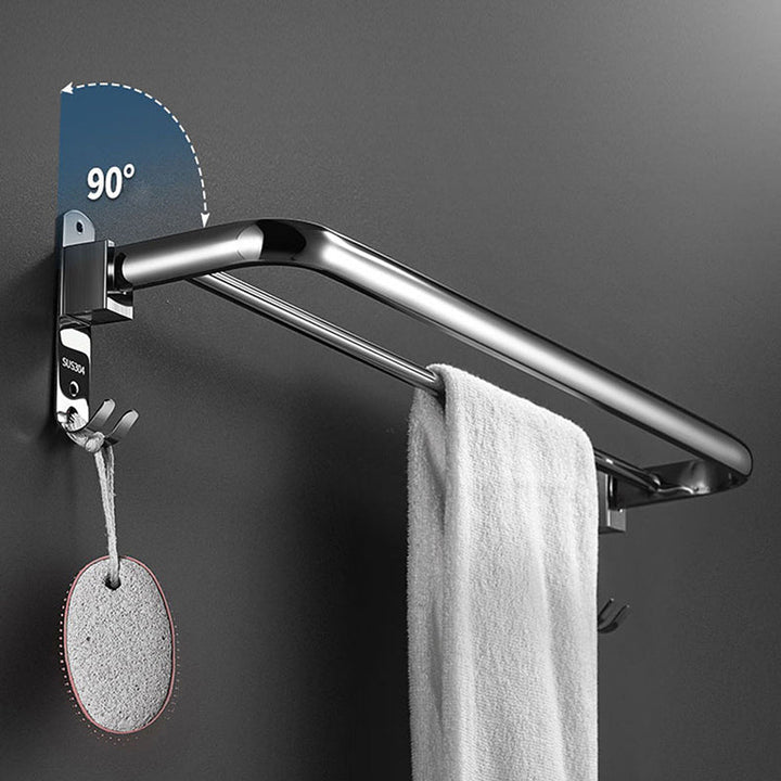 BowLift | Minimalistic Bathroom Accessories Set Paper Holder Towel Bar Stainless Steel Bathroom Set