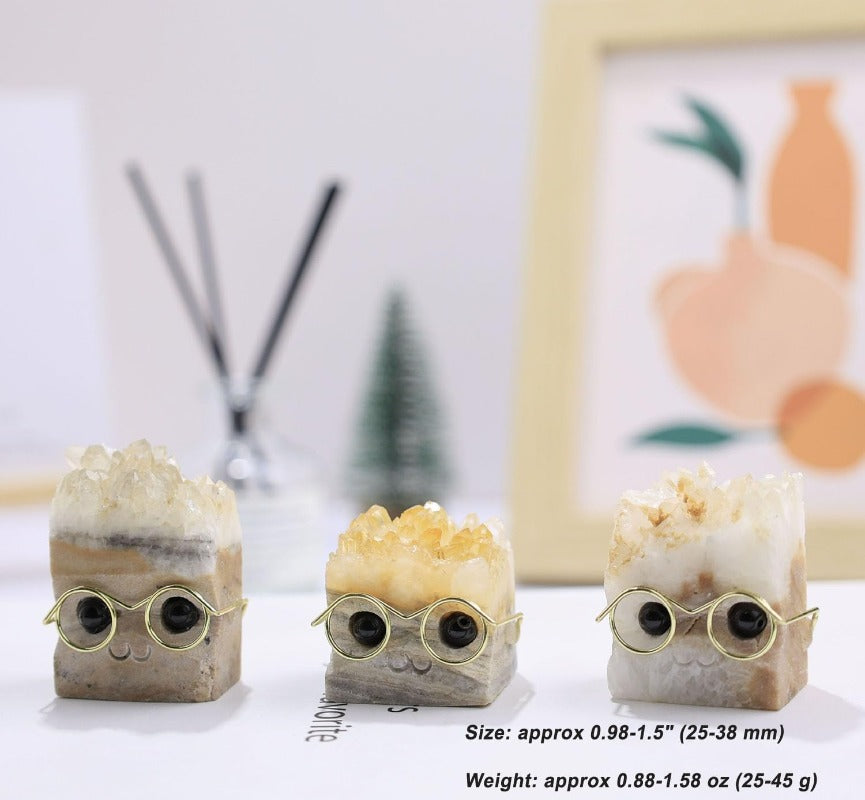 BowLift | Hand-Carved Natural Crystal Hedgehog
