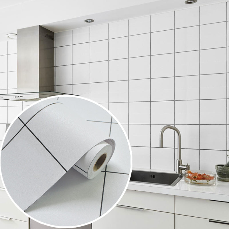 BowLift | Modern Peel and Stick Back Wall Tile PVC Rectangular Wallpaper