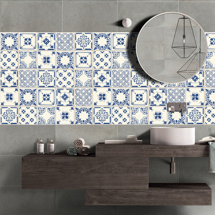 BowLift | Traditional Peel and Stick Back Wall PVC Mosaic Tiles Wallpaper for Kitchen Backsplash