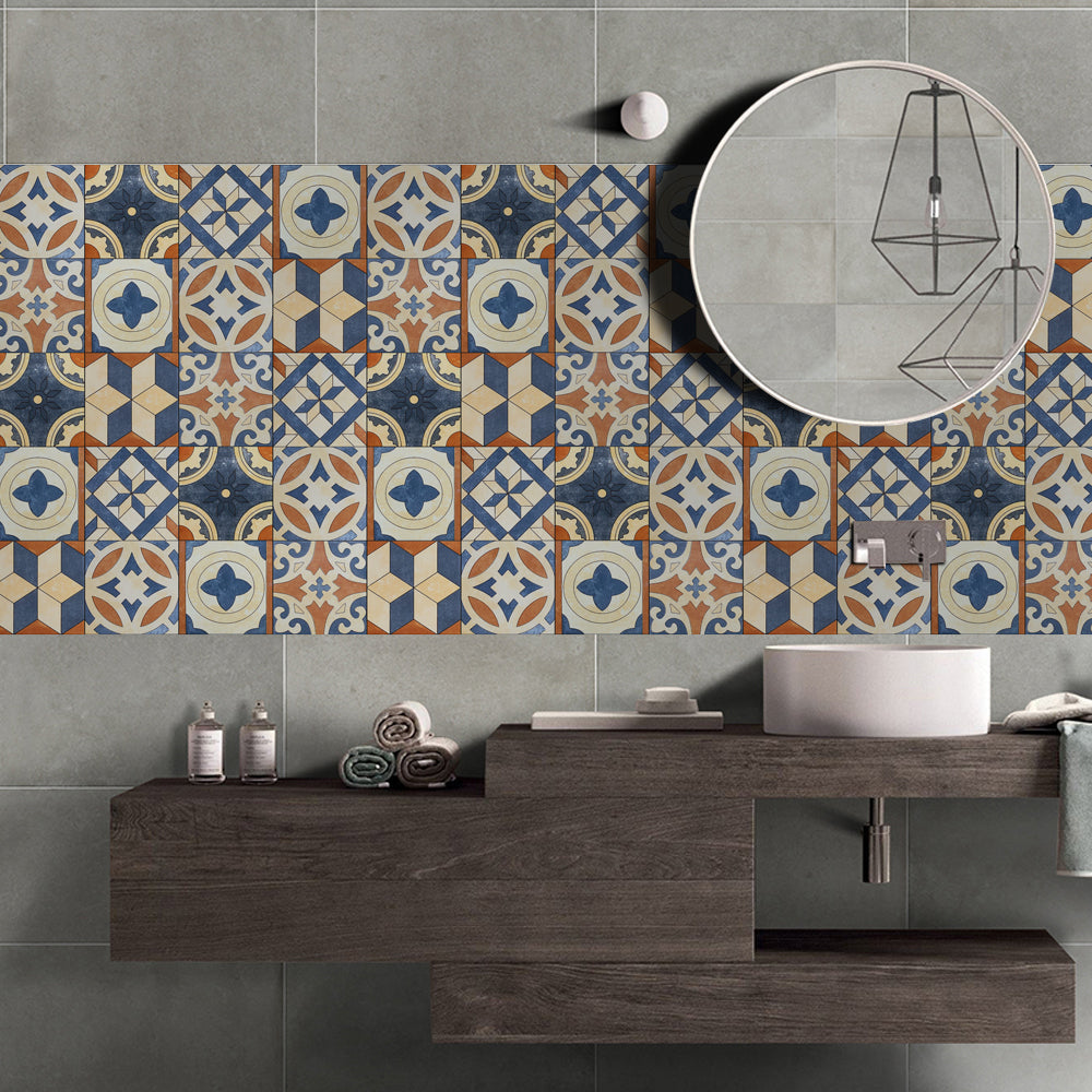 BowLift | Traditional Peel and Stick Back Wall PVC Mosaic Tiles Wallpaper for Kitchen Backsplash