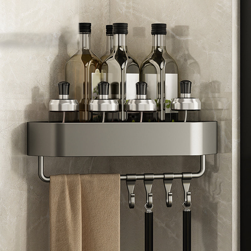 BowLift | Adhesive holder metal bathroom accessories single piece or in set with bathroom shelf