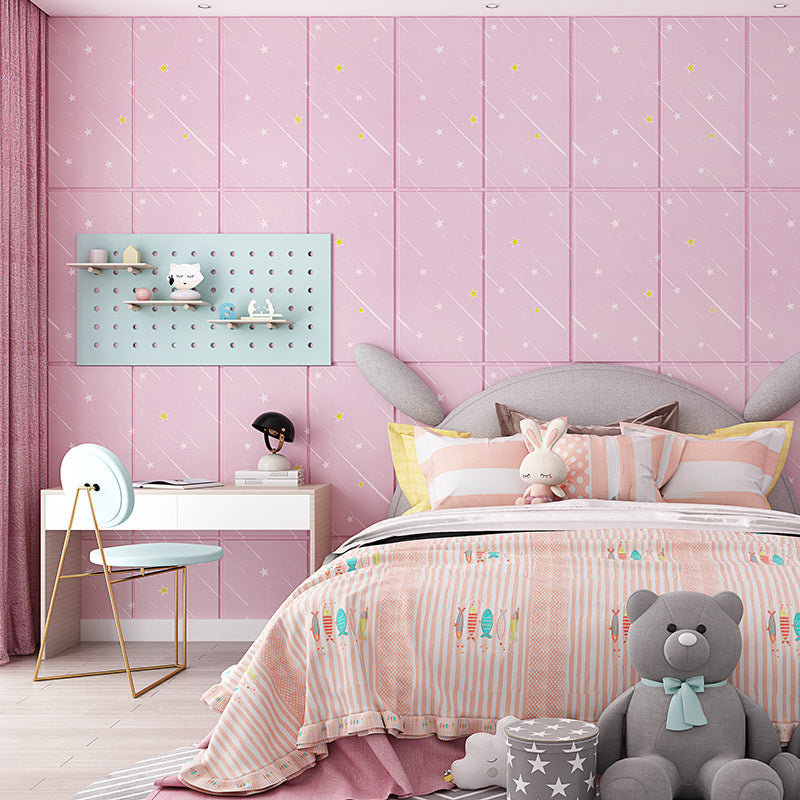BowLift | Contemporary Wall Ceiling Cartoon Print Peel and Stick Waterproof Wall Panel
