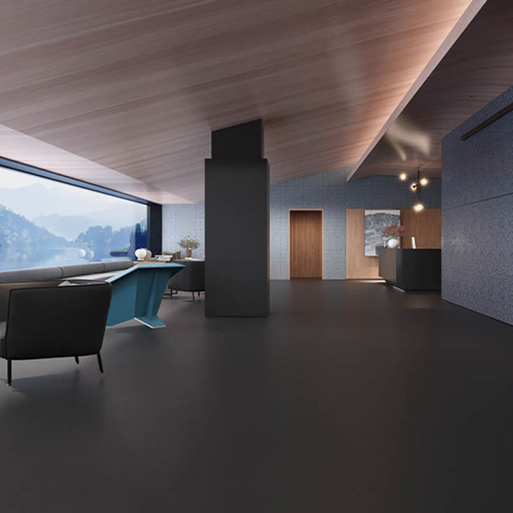BowLift | Modern Style PVC Floor Covering Pure Color Waterproof Fire-Resistant PVC Floor Covering