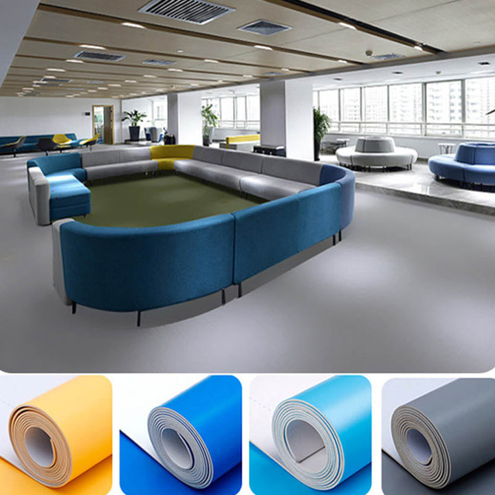 BowLift | Modern Style PVC Floor Covering Pure Color Waterproof Fire-Resistant PVC Floor Covering