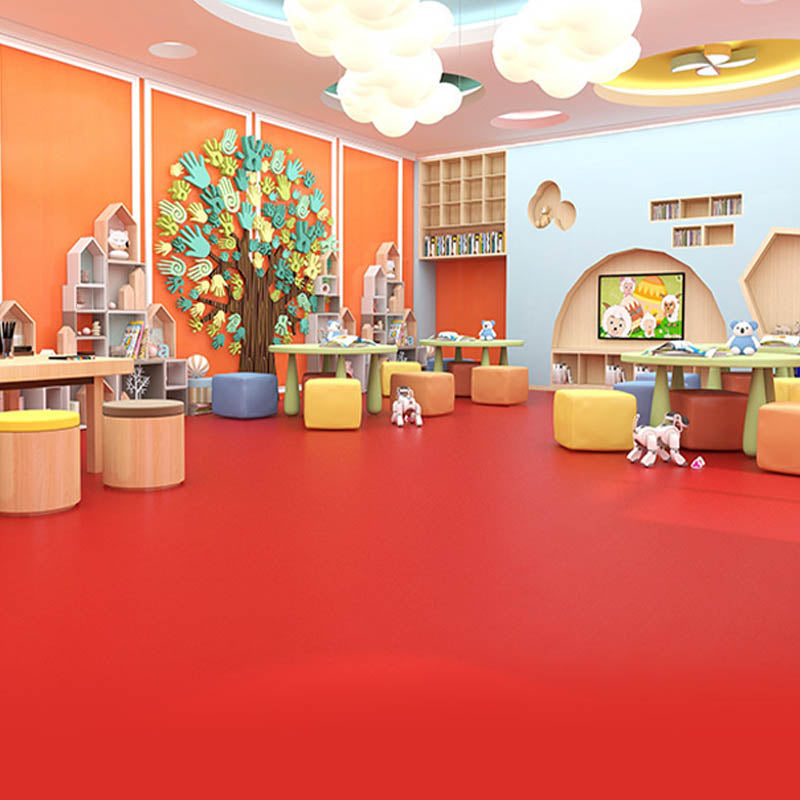 BowLift | Modern Style PVC Floor Covering Pure Color Waterproof Fire-Resistant PVC Floor Covering