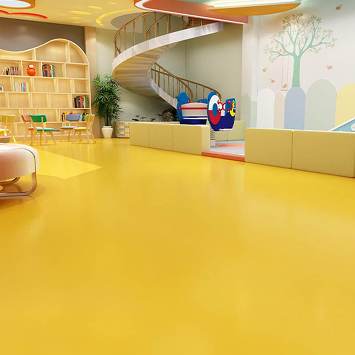 BowLift | Modern Style PVC Floor Covering Pure Color Waterproof Fire-Resistant PVC Floor Covering