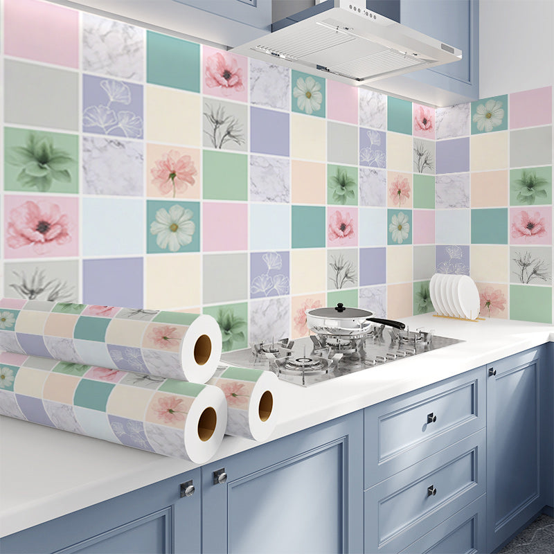BowLift | Modern Peel & Stick Field Tile Plastic Wallpaper for Backsplash Wall