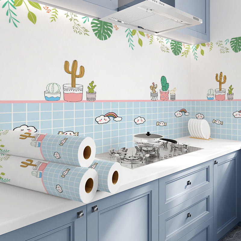 BowLift | Modern Peel & Stick Field Tile Plastic Wallpaper for Backsplash Wall