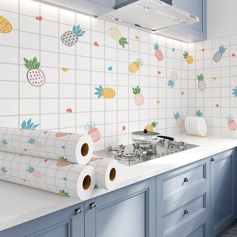 BowLift | Modern Peel & Stick Field Tile Plastic Wallpaper for Backsplash Wall