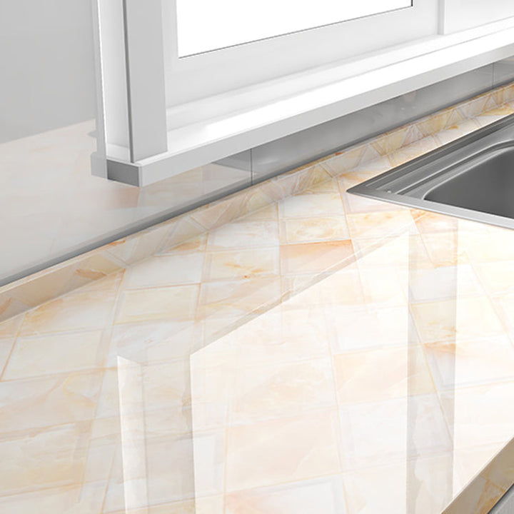 BowLift | Modern Peel and Stick Back Wall PVC Rectangle Tile - Peel & Stick for the Kitchen