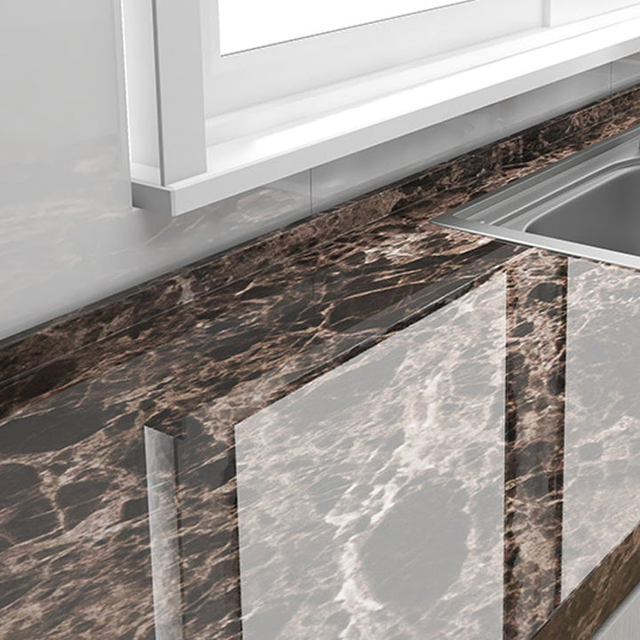 BowLift | Modern Peel and Stick Back Wall PVC Rectangle Tile - Peel & Stick for the Kitchen