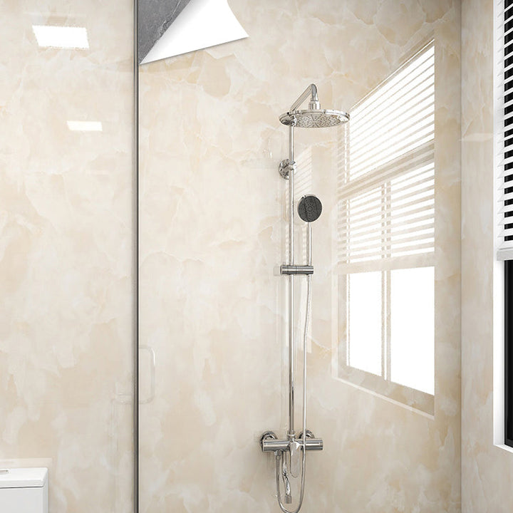 BowLift | Modern Peel/Stick Splash Guard Tiles PVC Wallpaper for Bathroom Splash Guard