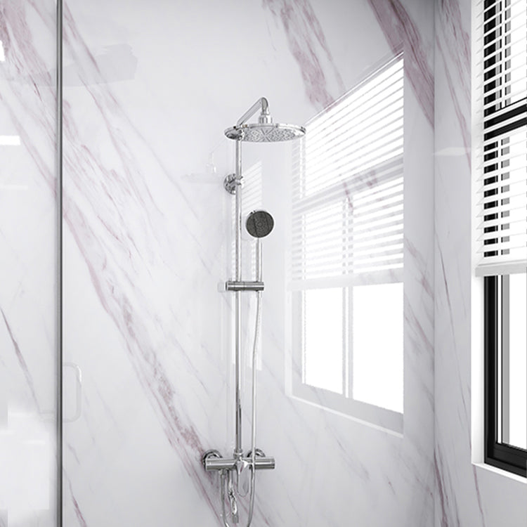 BowLift | Modern Peel/Stick Splash Guard Tiles PVC Wallpaper for Bathroom Splash Guard