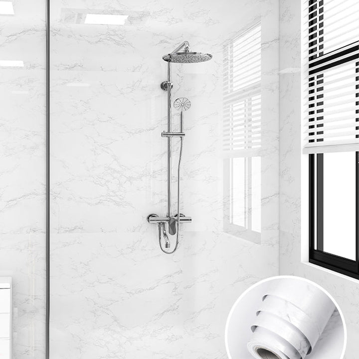 BowLift | Modern Peel/Stick Splash Guard Tiles PVC Wallpaper for Bathroom Splash Guard