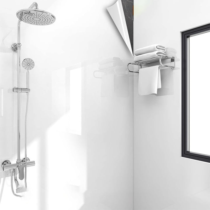 BowLift | Modern Peel and Stick Splash Guard Wall Tile PVC Wallpaper for Shower