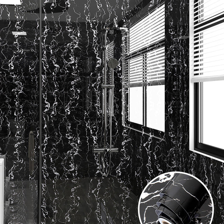 BowLift | Modern Peel and Stick Splash Guard Wall Tile PVC Wallpaper for Shower