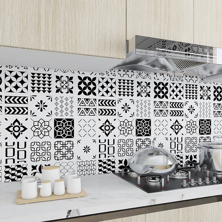 BowLift | Modern Peel and Stick Backsplash PVC Mosaic Tiles Wallpaper for Backsplash Wall