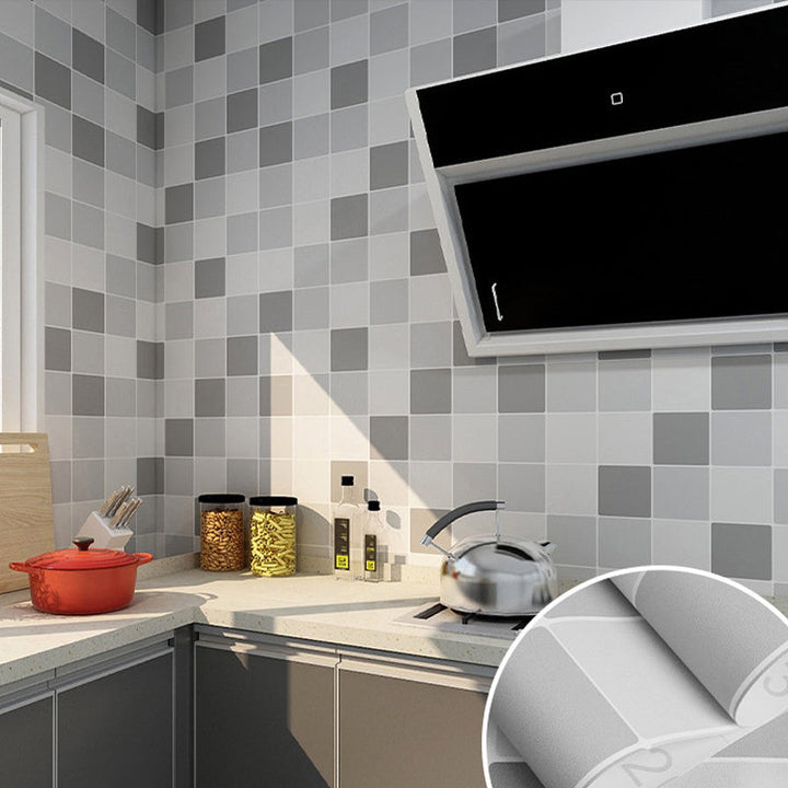 BowLift | Modern Peel and Stick Wall Covering PVC Mosaic Tiles Field Tiles for the Kitchen