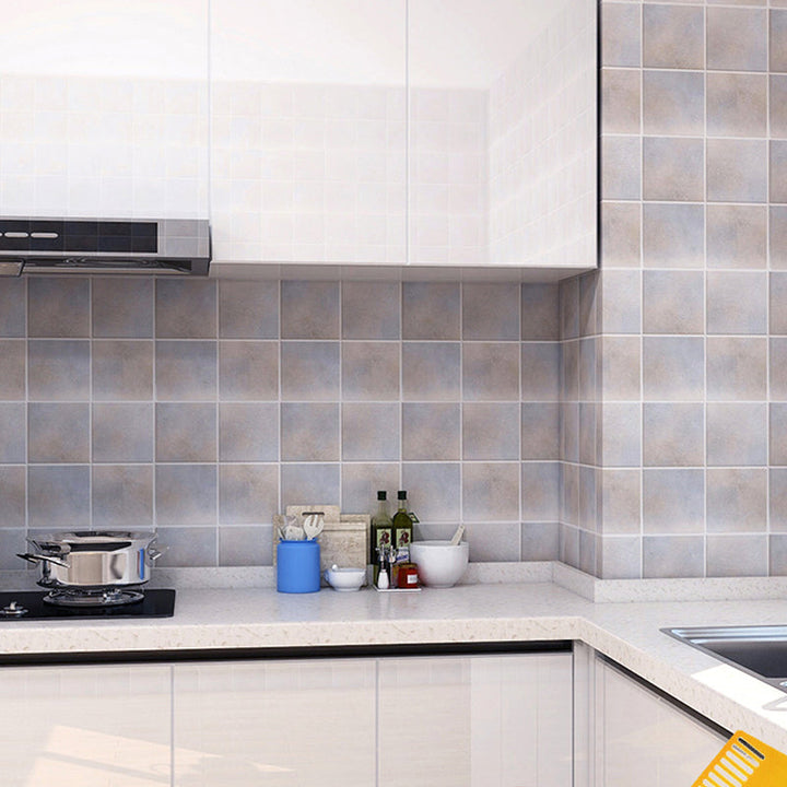 BowLift | Modern Peel and Stick Wall Covering PVC Mosaic Tiles Field Tiles for the Kitchen