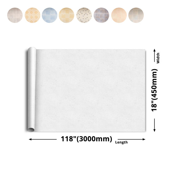 BowLift | Modern Peel and Stick Wall Covering PVC Mosaic Tiles Field Tiles for the Kitchen
