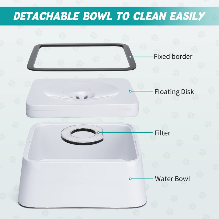 BowLift | Dry Bowl Dog Drinking