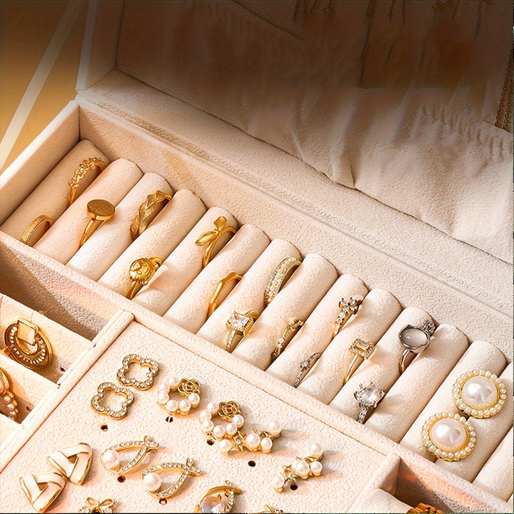 BowLift | Jewelry Box Leather Organizer with Drawers