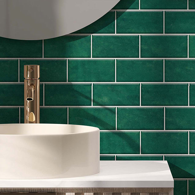 BowLift | Mosaic Tiles Stripping and Applying Tiles PVC Back Wall Stripping and Applying Wall Tiles in Green