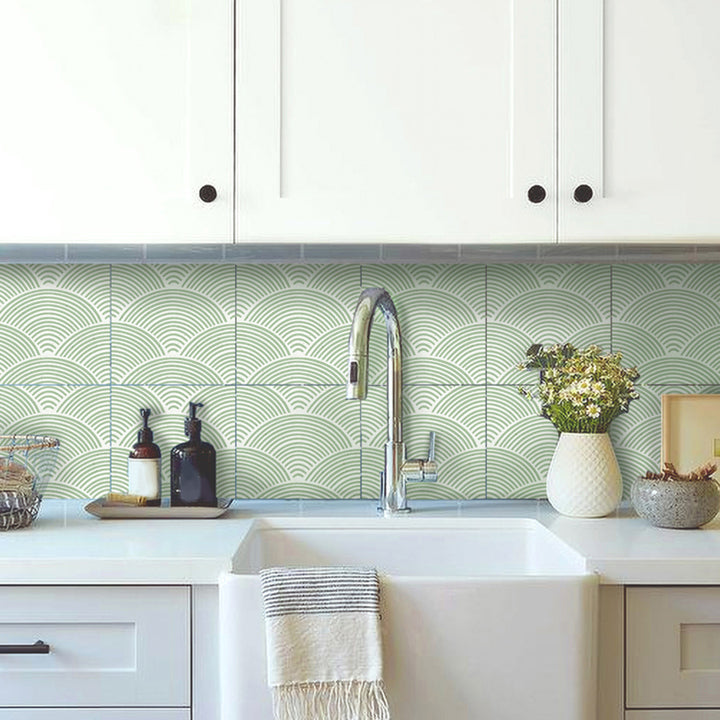 BowLift | Modern Mosaic Tile Peel and Stick Tile Pvc Kitchen Backsplash Peel and Stick Wall Tile