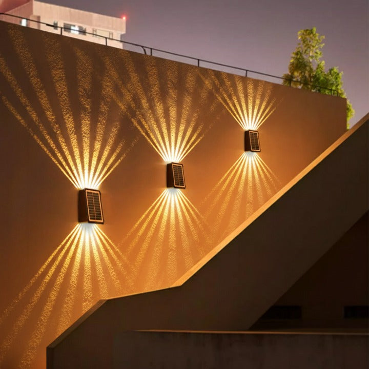 Solar Wall Light — Create a magical atmosphere and attention without cable clutter | Bowlift