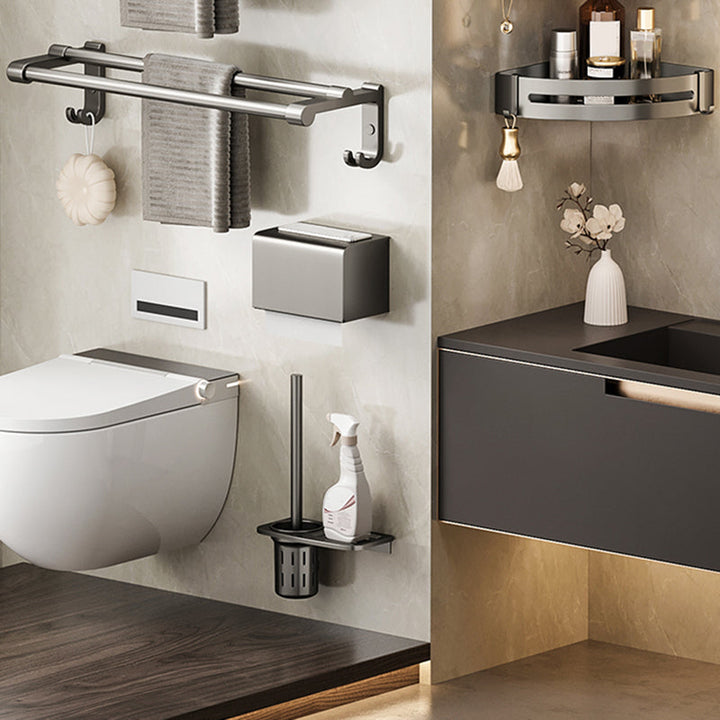 BowLift | Modern Bathroom Accessory Set Adhesive Mount Bathroom Accessory Set