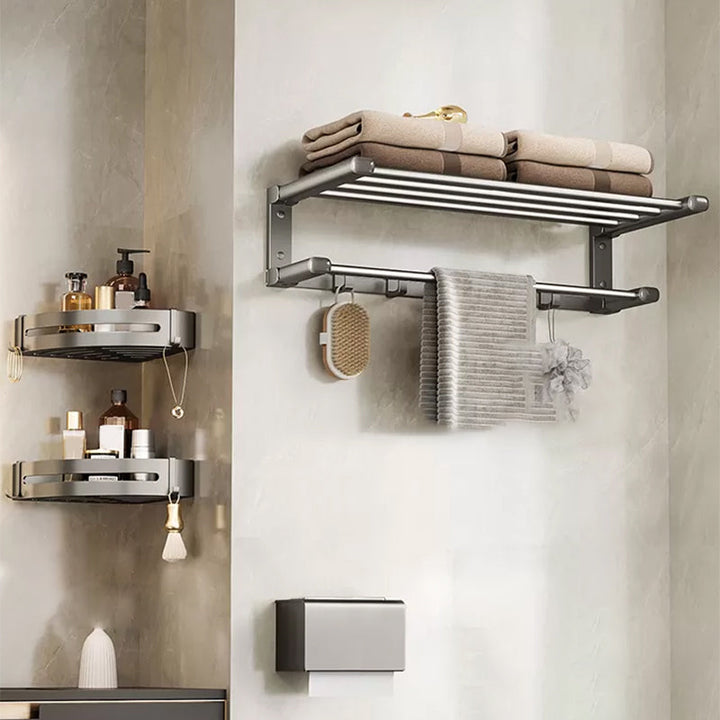 BowLift | Modern Bathroom Accessories Set Adhesive Mount Bathroom Accessories Set