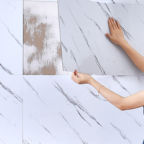 BowLift | Modern Pearl Wall Bowls PVC Wall Access Panel for Peeling and Sticking for Bathroom and Kitchen