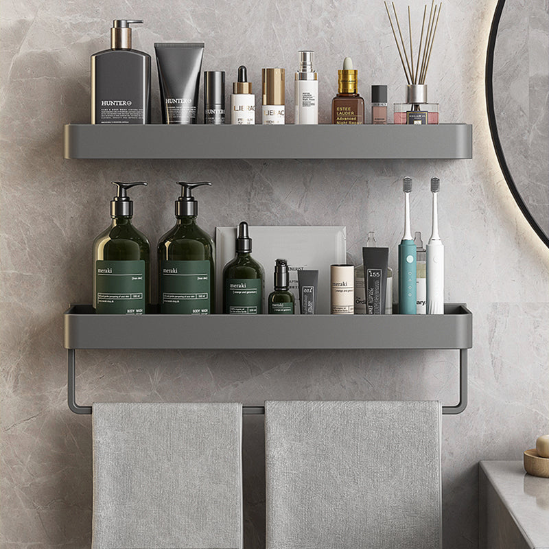 BowLift | Minimalist Matte Metal Bathroom Accessory Set Modern Bathroom Shelf