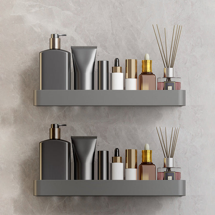 BowLift | Minimalist Matte Metal Bathroom Accessory Set Modern Bathroom Shelf