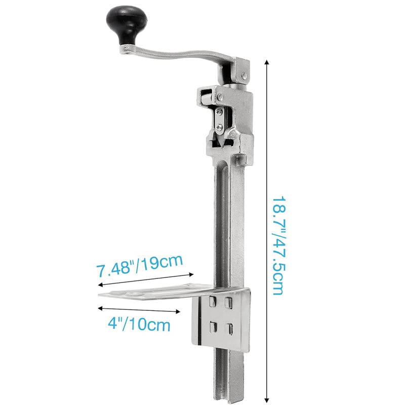 BowLift | Manual Can Opener For Cans Up to 13" Tall with Plated Steel Base for Restaurant Hotel Food Store