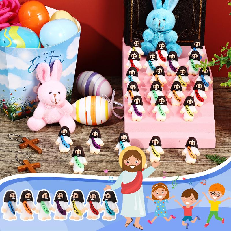 BowLift | Mini Jesus Figurines With Jesus love You Slogan
