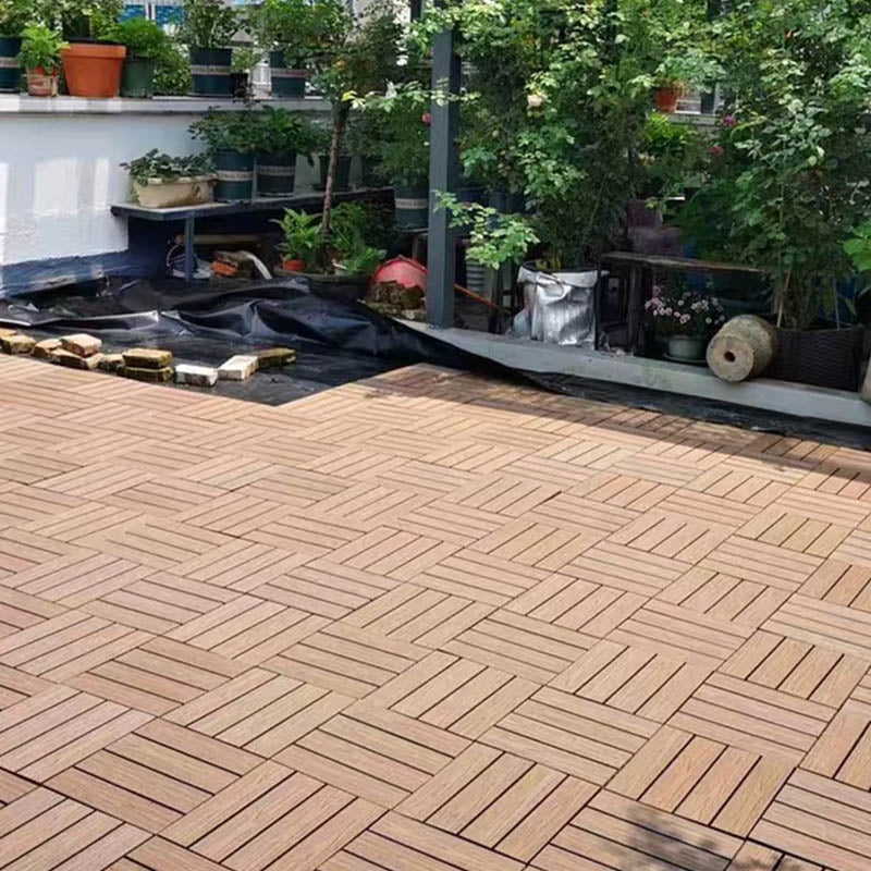BowLift | Classic wooden tiles for garden patio flooring to lay